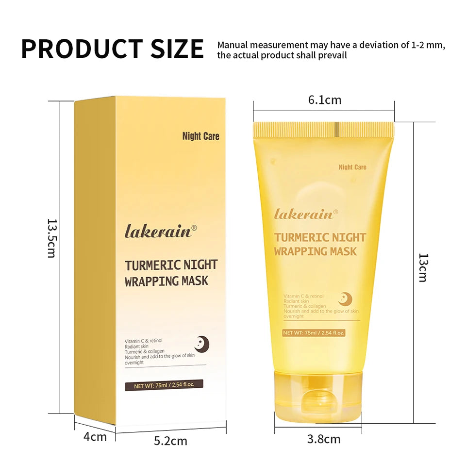 Coffret Collagen – Masque Nuit & Crème JellyOvernight Facial Mask Wrapping Peel-Off Mask Hydrating Firming Moisturizing SkinCare