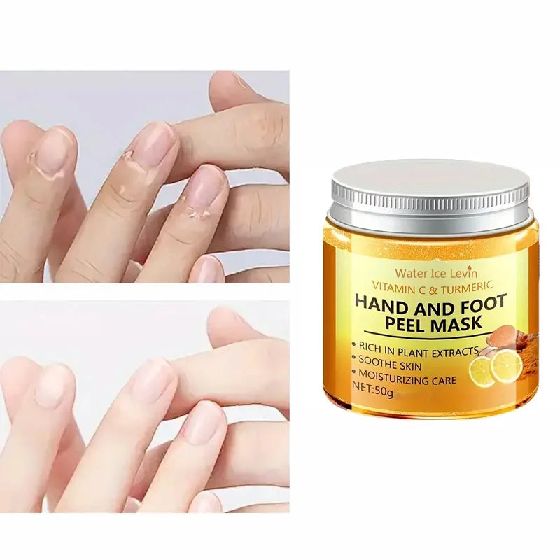 Masque Exfoliant Mains & Pieds – Vitamine C & Curcuma