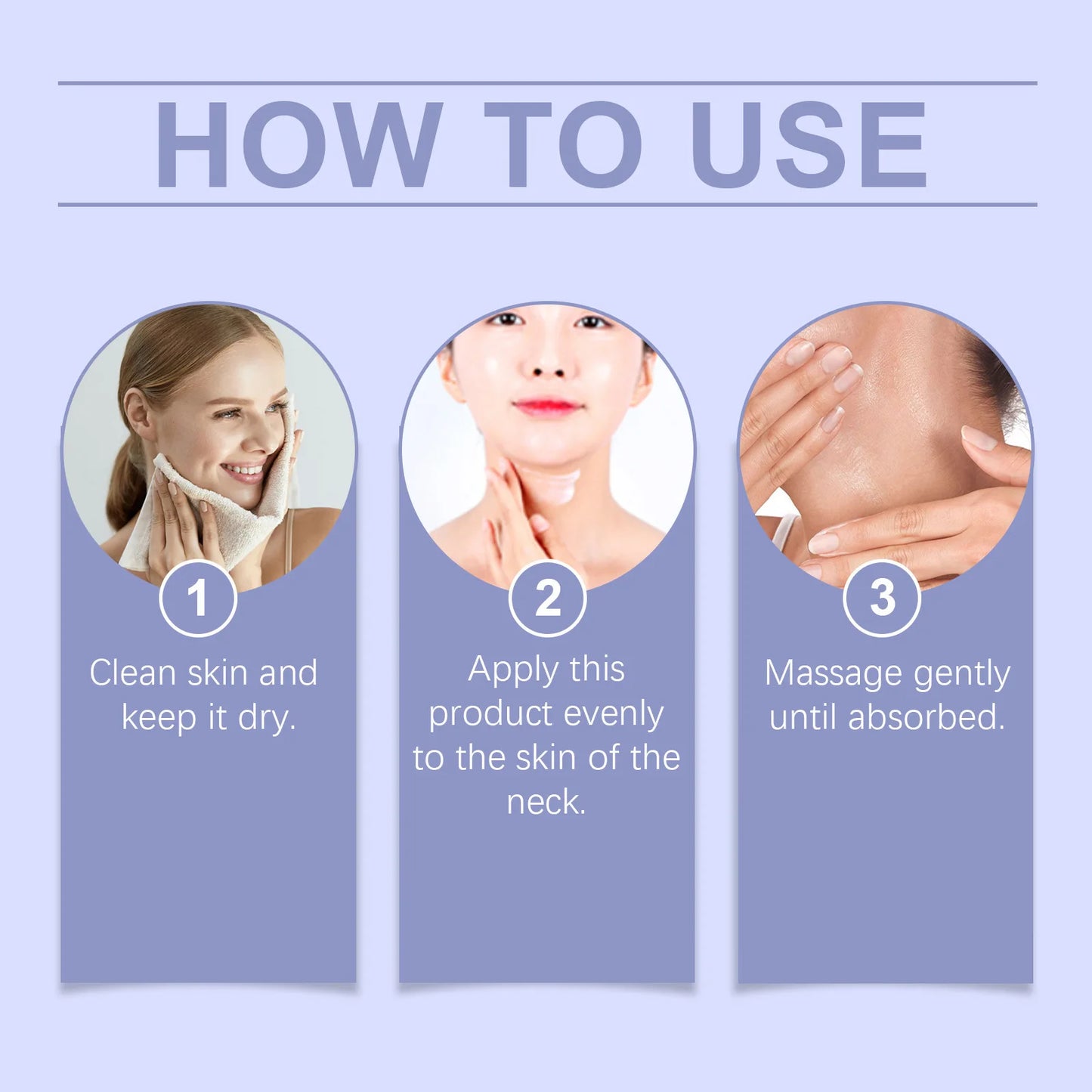 Tighten Lift Neck Cream Firming Reduce Fine Lines Brightening Nourish Smoothing Lasting Moisturize Neck Rejuvenation Care Lotion