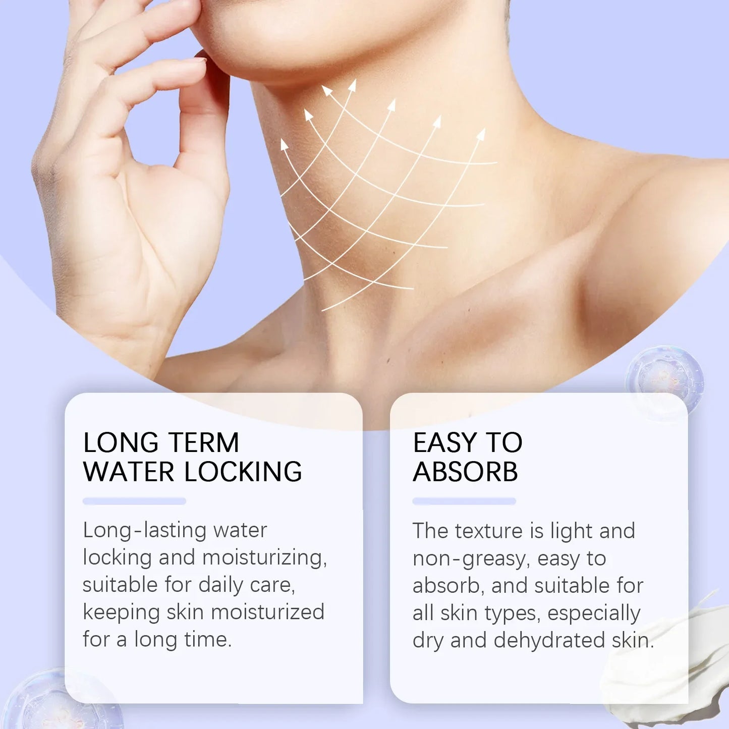 Tighten Lift Neck Cream Firming Reduce Fine Lines Brightening Nourish Smoothing Lasting Moisturize Neck Rejuvenation Care Lotion