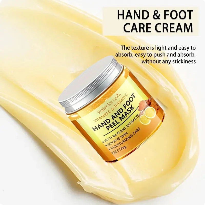 Masque Exfoliant Mains & Pieds – Vitamine C & Curcuma