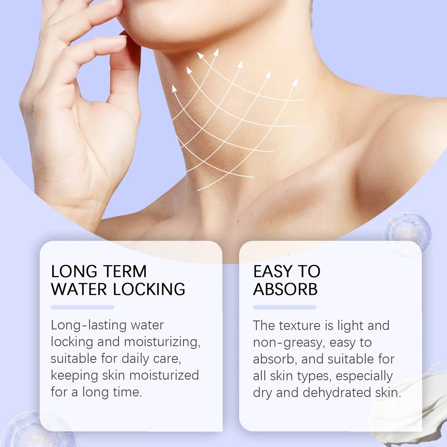 Tighten Lift Neck Cream Firming Reduce Fine Lines Brightening Nourish Smoothing Lasting Moisturize Neck Rejuvenation Care Lotion