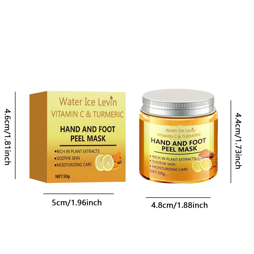 Masque Exfoliant Mains & Pieds – Vitamine C & Curcuma